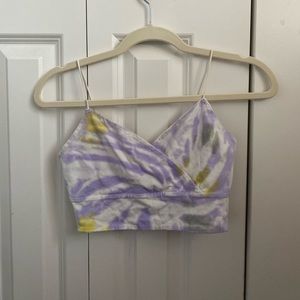 Aeropostale Tie Dye Crop Cami Small